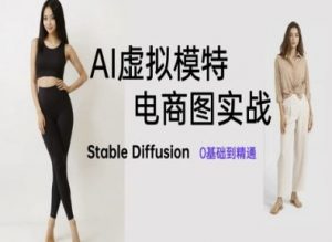 AI虚拟模特电商图实战,AI绘画Stable Diffusion 0基础到精通-知乎者也