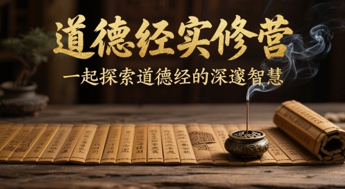 道德经实修营,一起探索道德经的深邃智慧-知乎者也