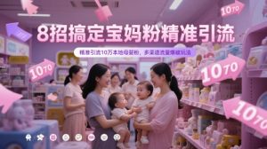8招搞定宝妈粉精准引流，精准引流10万本地母婴粉，多渠道流量爆破玩法-知乎者也