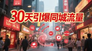 30天引爆同城流量：团购篇 认知篇 流量篇 来客篇 达人篇 老板人设IP篇 投流篇-知乎者也
