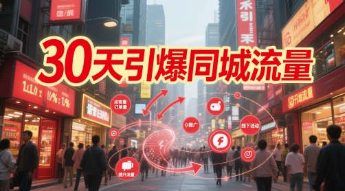 30天引爆同城流量：团购篇 认知篇 流量篇 来客篇 达人篇 老板人设IP篇 投流篇-知乎者也