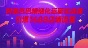 阿里巴巴精细化运营实战课,引爆1688店铺流量-知乎者也