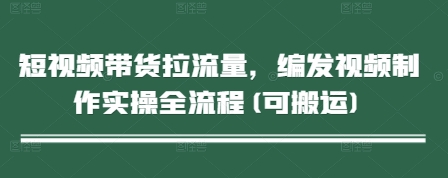 短视频带货拉流量，编发视频制作实操全流程(可搬运)-知乎者也