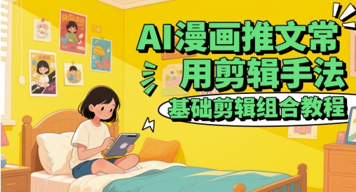 AI漫画推文常用剪辑手法,基础剪辑组合教程-知乎者也