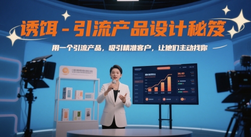诱饵-引流产品设计秘笈,用一个引流产品,吸引精准客户,让他们主动找你-知乎者也