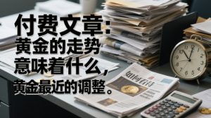 付费文章:黄金的走势意味着什么,如何看待黄金最近的调整-知乎者也