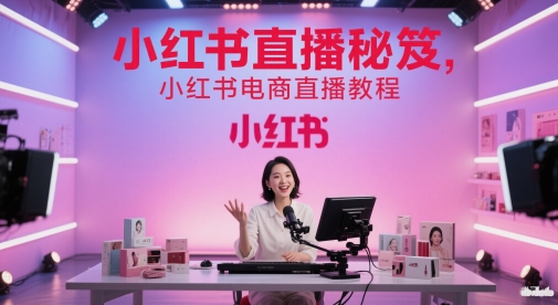 小红书直播秘笈,小红书电商直播教程-知乎者也