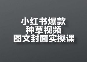 小红书爆款种草视频图文封面实操课,开店、选品、引流、变现全流程-知乎者也
