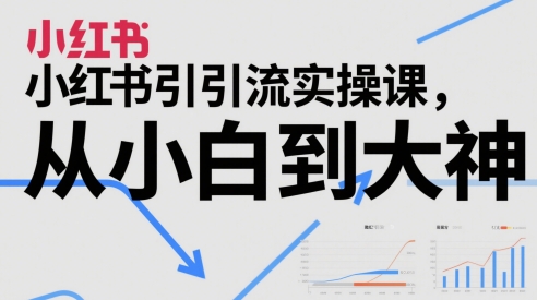小红书引流实操课,从小白到大神-知乎者也