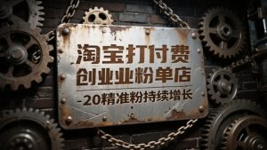 淘宝打付费创业粉单店每天稳定10-20精准粉持续增长【揭秘】-知乎者也