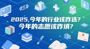 付费文章:2025,今年的行业该咋选?今年的志愿该咋填?-知乎者也