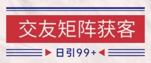 小红书某音交友赛道引流获客 自热矩阵日引200+【揭秘】-知乎者也