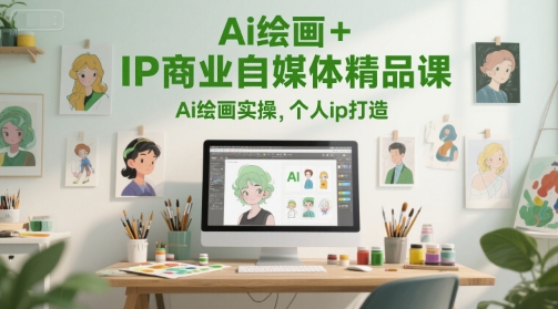 Ai绘画+IP商业自媒体精品课,Ai绘画实操,个人ip打造-知乎者也