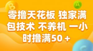 零撸天花板,独家满包技术 不养机 一小时撸满50+【揭秘】-知乎者也