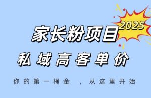 家长粉项目，一个可以长期变现暴利项目，私域高客单价，轻松完成你的人生第一桶金-知乎者也