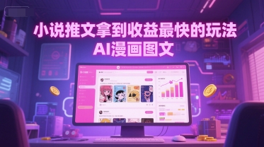 小说推文拿到收益最快的玩法,AI漫画图文-知乎者也