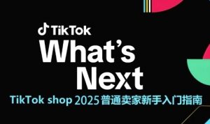 TikTok shop 2025普通卖家新手入门指南,助新手快速掌握从0到1的跨境电商运营逻辑-知乎者也