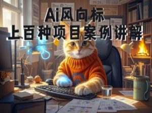 Ai风向标-附100种项目案例玩法-0基础小白到大神ai视频商业应用教学-知乎者也