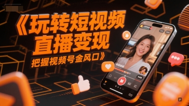玩转短视频直播变现,把握视频号金风口-知乎者也