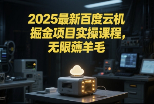 2025最新百度云机掘金项目实操课程单窗口保底5-10元月收益单窗口150+【揭秘】-知乎者也