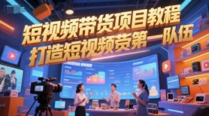 短视频带货项目教程，打造短视频带货第一队伍-知乎者也