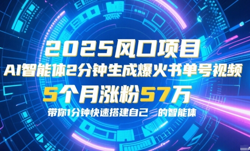 AI智能体2分钟一键生成爆火书单号原创视频,5个月涨粉57w,带你零代码1分钟搭建智能体-知乎者也
