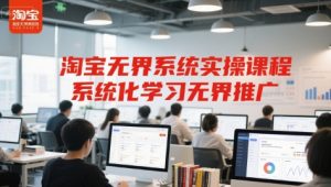 淘宝无界系统实操课程,系统化学习无界推广-知乎者也
