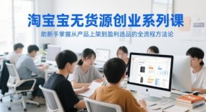 淘宝无货源创业系列课,助新手掌握从产品上架到盈利选品的全流程方法论-知乎者也