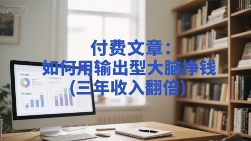 付费文章:如何用输出型大脑挣钱(三年收入翻倍)-知乎者也