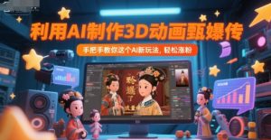 利用AI制作3D动画甄嬛传，流量爆了，手把手教你这个AI新玩法，轻松涨粉-知乎者也