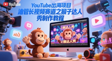 YouTube出海项目,油管长视频赛道之猴子达人秀制作教程-知乎者也