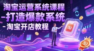 淘宝运营系统课程-打造爆款系统-淘宝开店教程-知乎者也