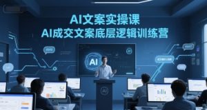 AI文案实操课，AI成交文案底层逻辑训练营-知乎者也