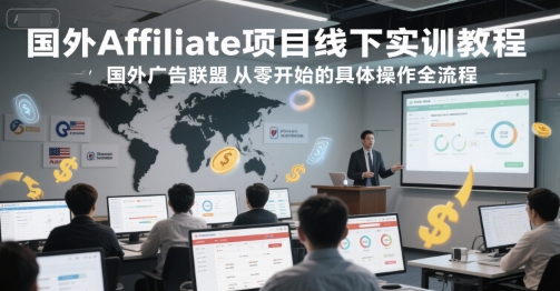 国外Affiliate项目线下实训教程,国外广告联盟从零开始的具体操作全流程-知乎者也