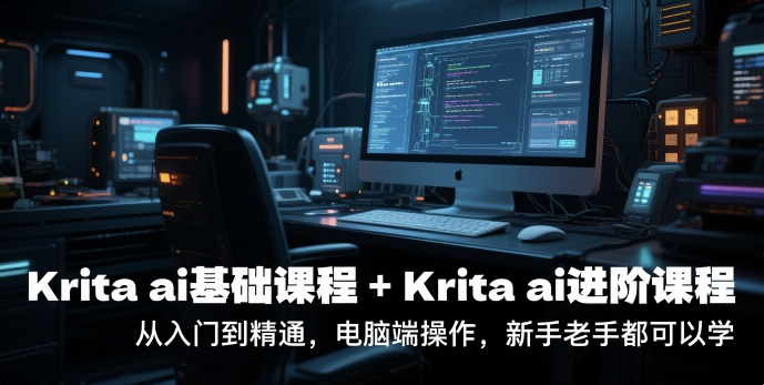 krita ai基础课程+Krita ai进阶课程,从入门到精通,电脑端操作,新手老手都可以学-知乎者也