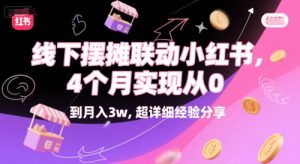 线下摆摊联动小红书,4 个月实现从 0 到月入3w,超详细经验分享-知乎者也