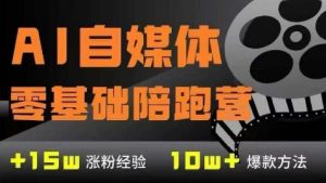 AI自媒体0基础到稳定变现训练营,7大模块带你实现AI自媒体变现-知乎者也