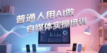 普通人用AI做自媒体实操培训,普通人一个人用ai做自媒体,视频制作、短视频引流、直播带货,轻松入门-知乎者也