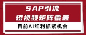 小红书某音sap赛道引流获客 自热矩阵日引200+【揭秘】-知乎者也