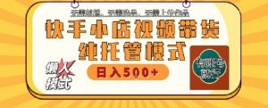 快手小店托管代运营,无需剪辑,无需选品,无需上传作品,全程无需操作,轻松月入5k+【揭秘】-知乎者也