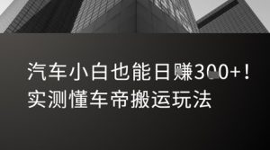 汽车小白也能日入3张！实测懂车帝搬运玩法-知乎者也