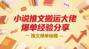 小说推文搬运大佬爆单经验分享，推文爆单秘籍-知乎者也