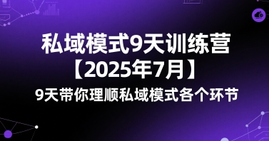 私域模式9天训练营【2025年7月】9天带你理顺私域模式各个环节-知乎者也