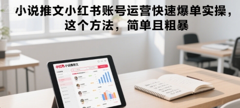 小说推文小红书账号运营快速爆单实操，这个方法，简单且粗暴-知乎者也