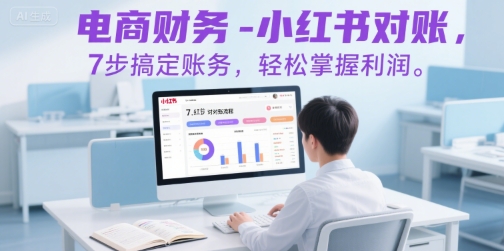 电商财务-小红书对账,7步搞定账务,轻松掌握利润-知乎者也