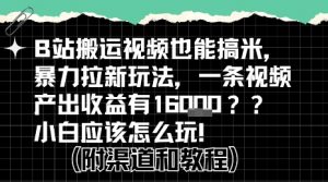 b站掘金计划？搬运视频也能挣拉新的收益，小白应该怎么玩！-知乎者也