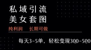 私域卖套图每天3-5单 每单利润99-2张+-知乎者也