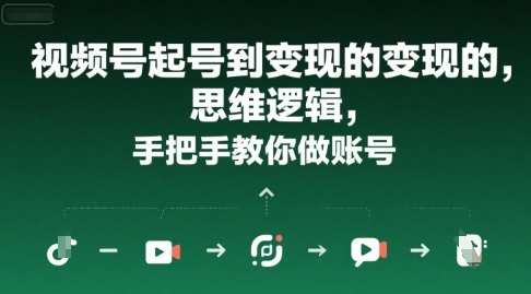 视频号起号到变现的思维逻辑，手把手教你做账号-知乎者也