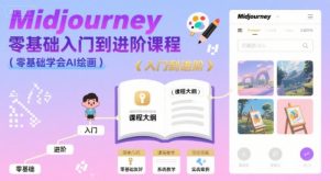 midjourney零基础入门到进阶课程,零基础学会AI绘画-知乎者也