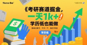 考研赛道掘金，一天1k+，学历低也能做，保姆式教学，不学一下，真的可惜【揭秘】-知乎者也
